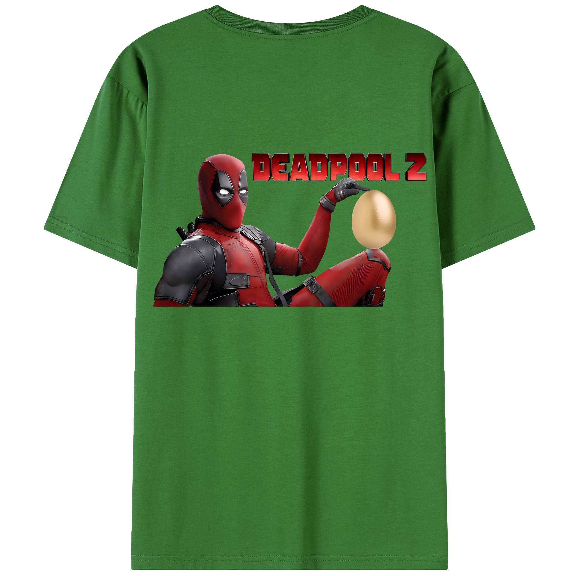 （画像用） Deadpool デッドプール レディース半袖Tシャツ(バックプリント)